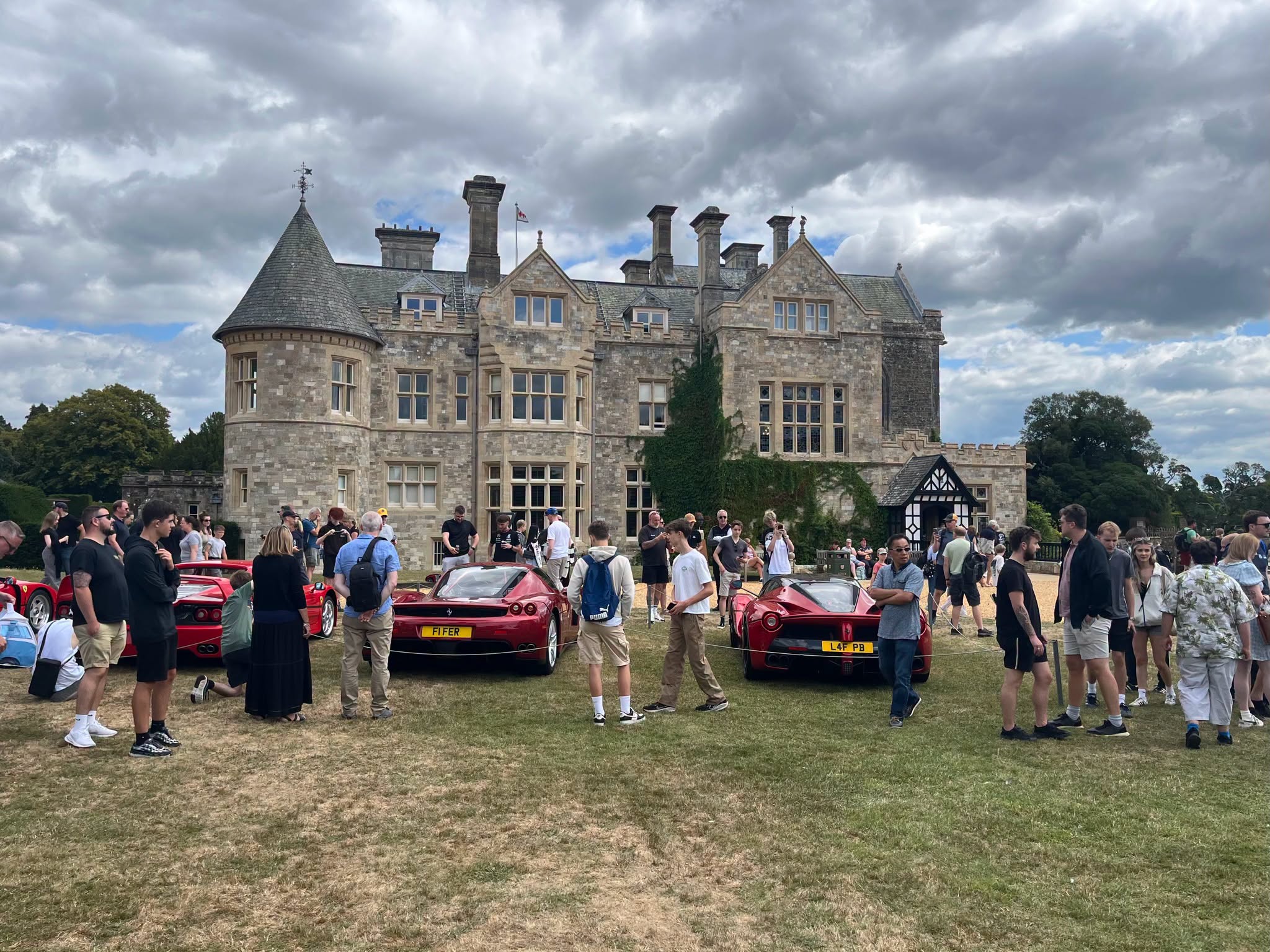 Ferrari cars at Beaulieu estate, end of an era event